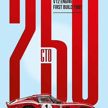 DEATH NYC DB18 アートポスター フェラーリ250 Ferrari Ferrari 250 GTO Tribute