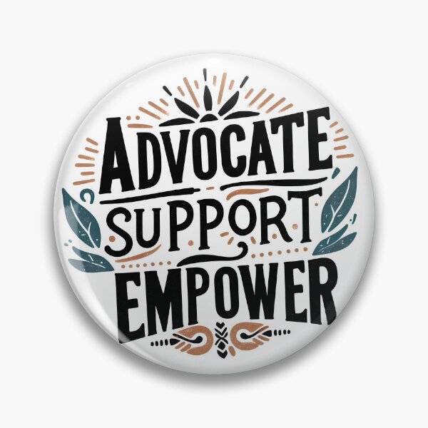 Item preview, Advocate Support Empower, typography designed and sold by maxmaj.