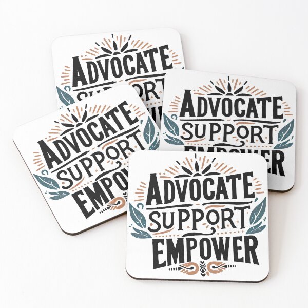 Artikelvorschau, Advocate Support Empower, Typografie entworfen und verkauft von maxmaj.