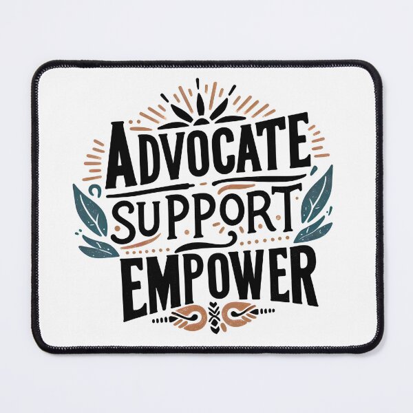 Item preview, Advocate Support Empower, typography designed and sold by maxmaj.