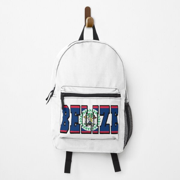 Item preview, Belize Country Flag Typography designed and sold by TravelWish.