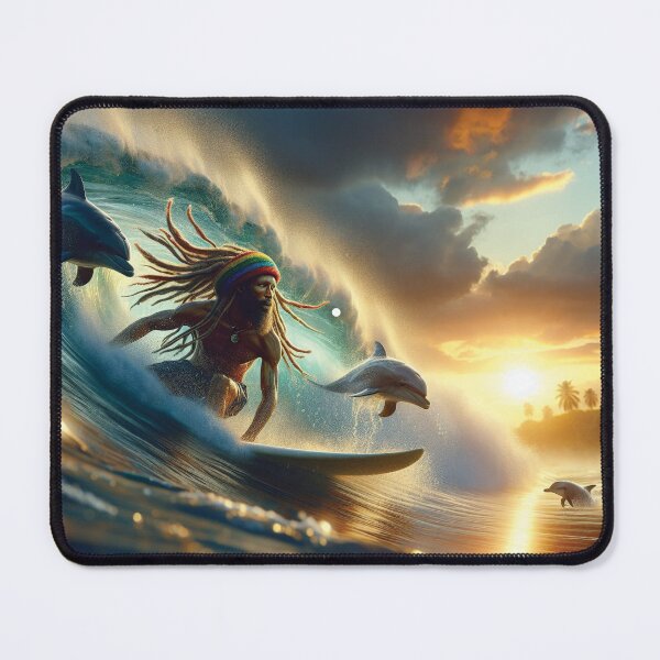 Item preview, Rastafarian Surfer designed and sold by Random Designs.