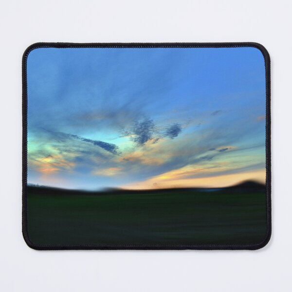 Item preview, Orange Blue Coloured Sunrise Sunset Village Sky designed and sold by pyzap.