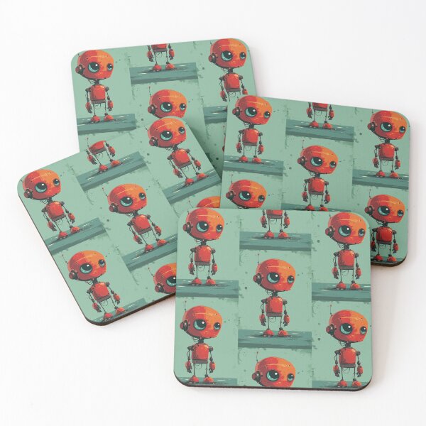 Item preview, Red Robot in a Green Candyland designed and sold by Piotrek0001.