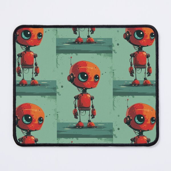 Item preview, Red Robot in a Green Candyland designed and sold by Piotrek0001.