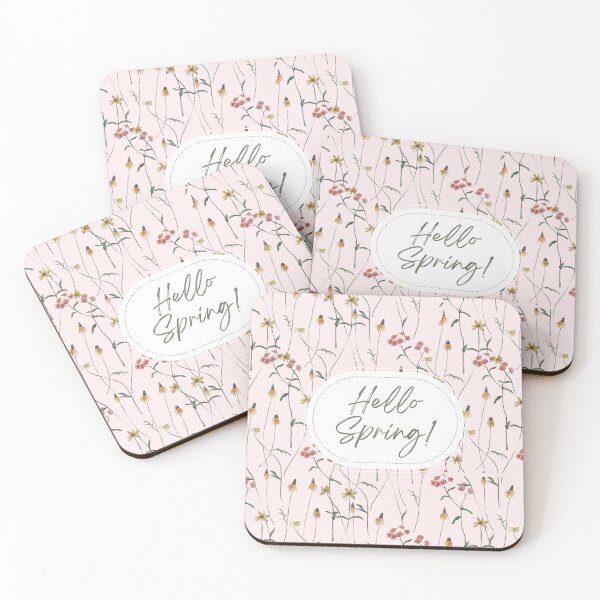 Item preview, Hello spring in pink designed and sold by Sleek Sketch Studio.