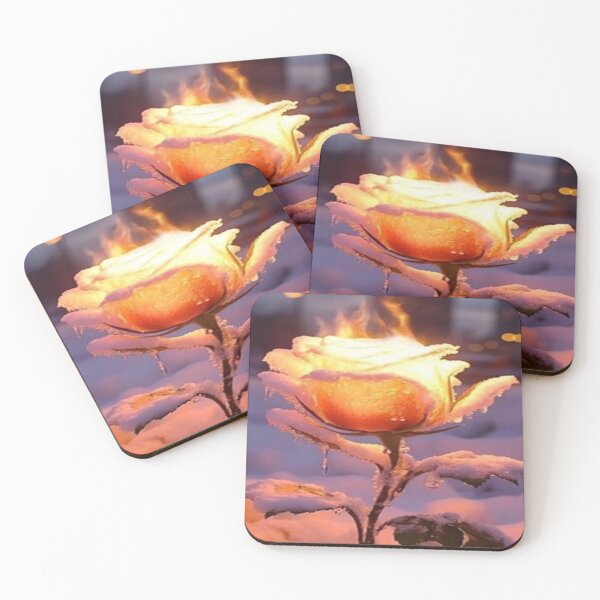 Item preview, Contrast between Fire and Snow: The Magic Rose?❄️ designed and sold by TroviTutto.
