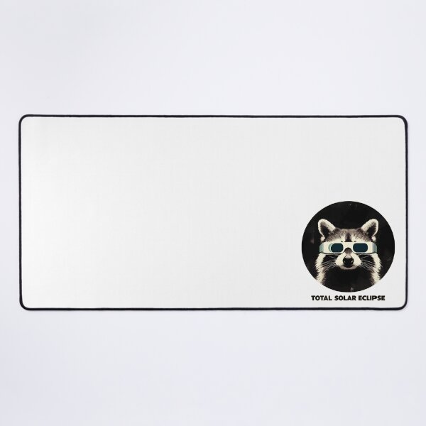 Item preview, Total solar eclipse 2024 funny raccoon designed and sold by TomFrontierArt.
