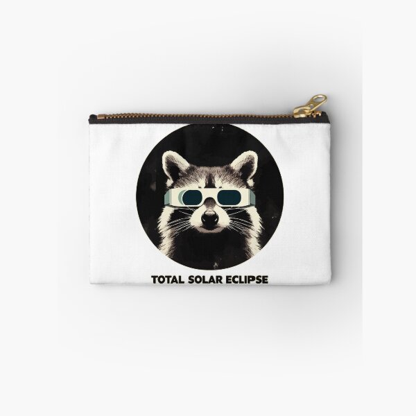Item preview, Total solar eclipse 2024 funny raccoon designed and sold by TomFrontierArt.
