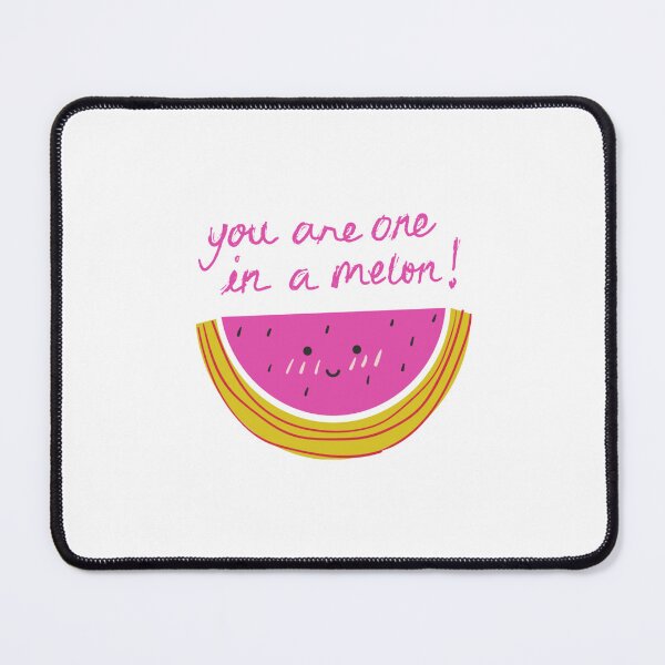 Item preview, You are one in a melon funny cute quote doodle designed and sold by Alina Elisabetta.