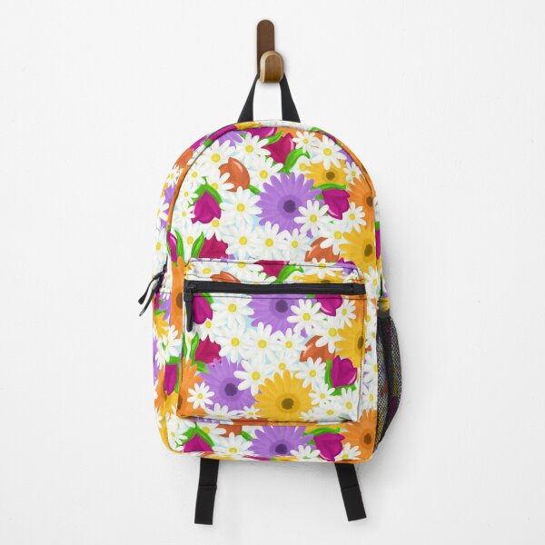 Item preview, Bright colourful floral designed and sold by DEWEYandSKY.