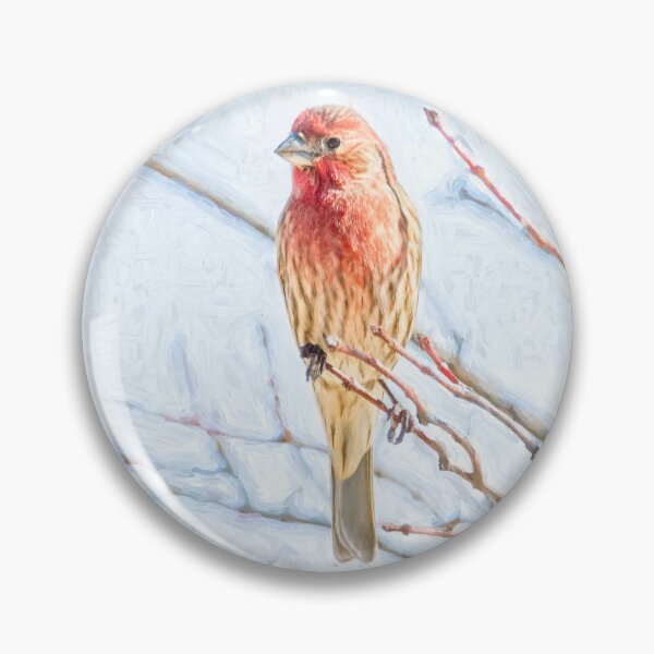 Item preview, Backyard House Finch Painterly designed and sold by Debra Martz.