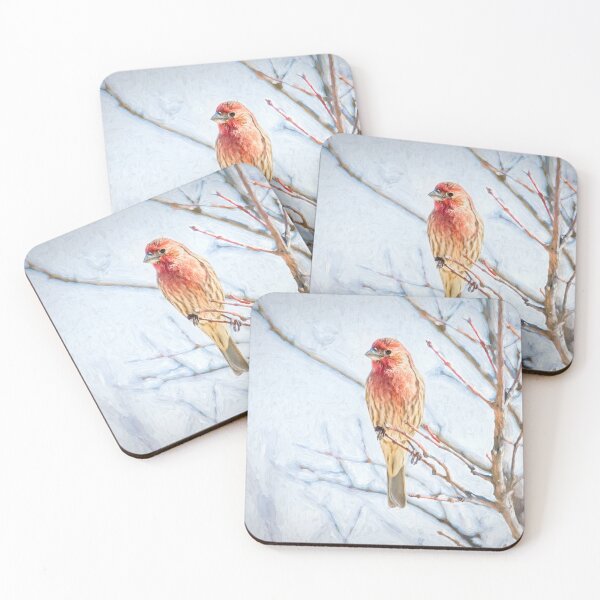 Item preview, Backyard House Finch Painterly designed and sold by Debra Martz.