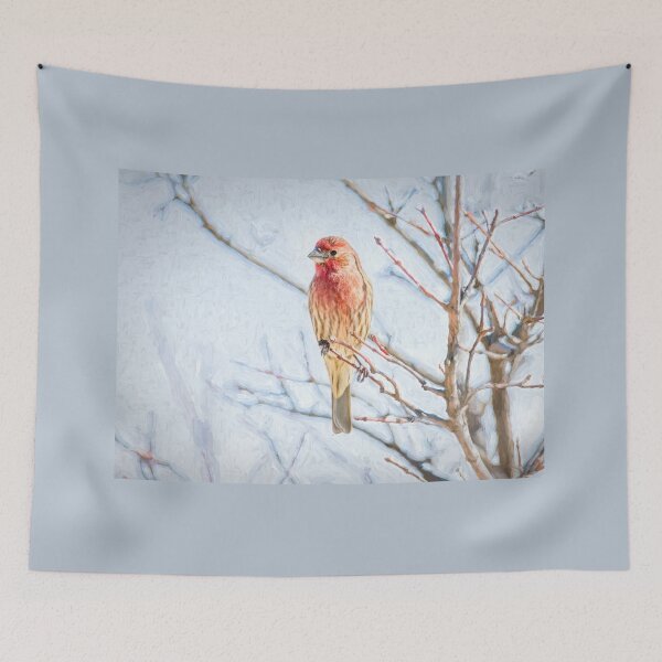 Item preview, Backyard House Finch Painterly designed and sold by Debra Martz.