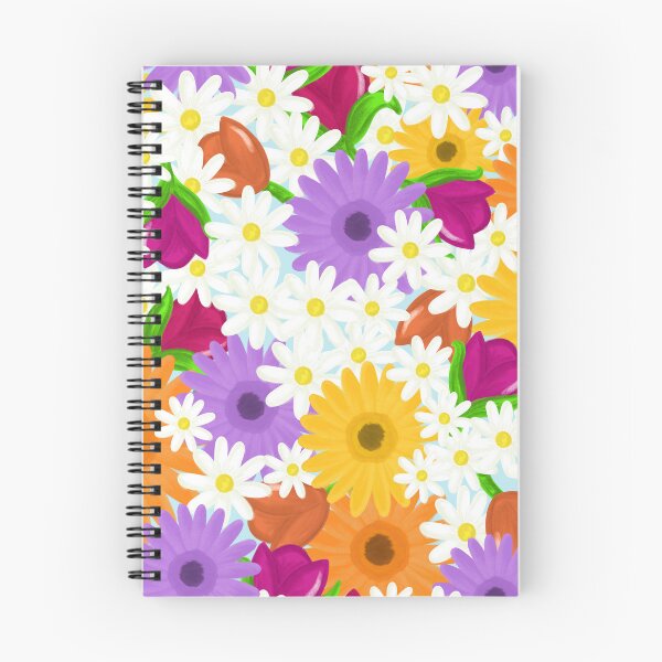 Item preview, Bright colourful floral designed and sold by DEWEYandSKY.