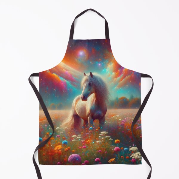 Item preview, Horse in a flower meadow designed and sold by Pferde-Fanshop.