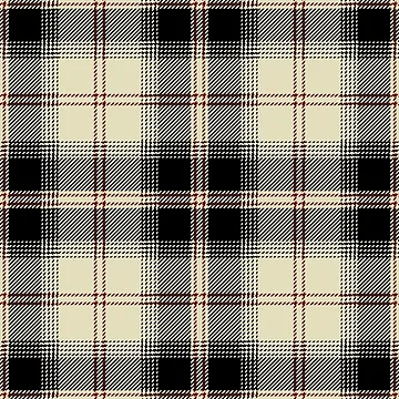 Artwork thumbnail, cream plaid pattern by TrPatternLab