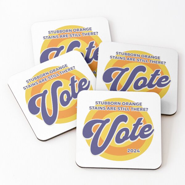 Item preview, Vote Removes Stubborn Orange Stains designed and sold by ValentinaHramov.