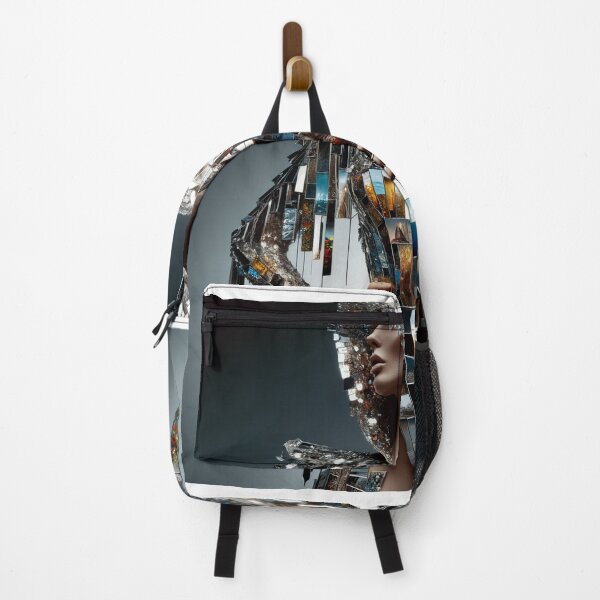 Item preview, Woman whose clothing is made of mirror fragments, reflecting various aspects of the surrounding world designed and sold by AndreaMart.