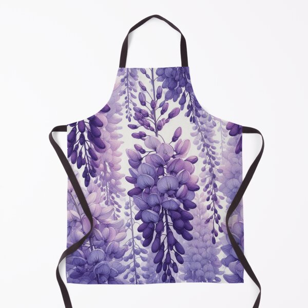 Item preview, purple wisteria in bloom, watercolor designed and sold by asbno19.