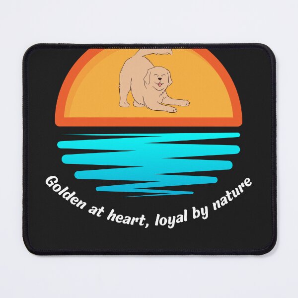 Item preview, Golden Retriever dog displaying loyalty T-shirt designed and sold by Wellnessmatters.