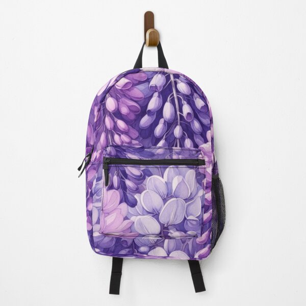 Item preview, purple wisteria in bloom, watercolor designed and sold by asbno19.