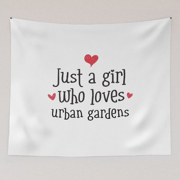 Item preview, Just A Girl Love Urban Gardens gardening plants city green plants designed and sold by w1ckerman.