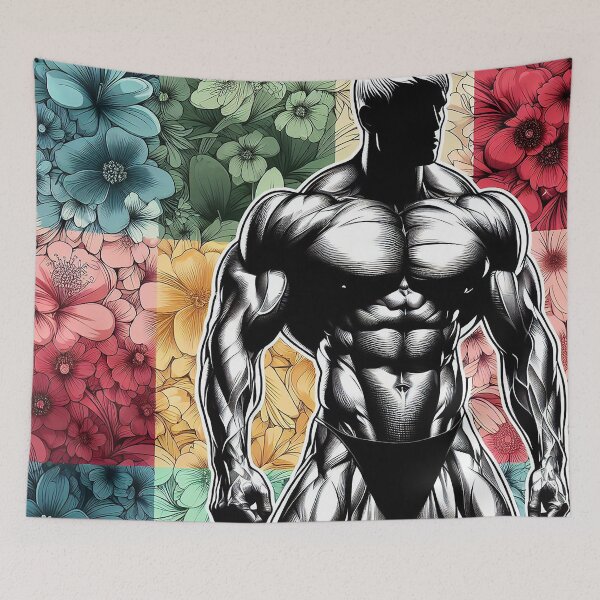 Item preview, Swimming collection: Floral Physique designed and sold by BoyFriendAI.