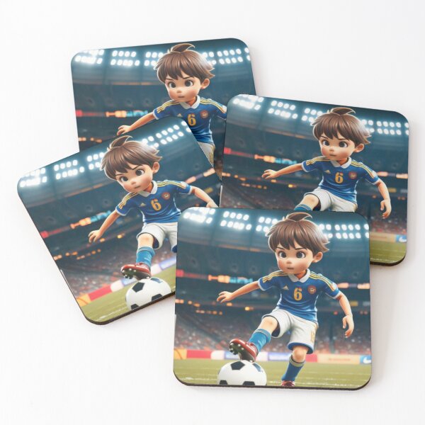Item preview, Boy playing soccer designed and sold by Kerzu.