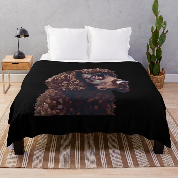 Item preview, 16-bit Pixel Art American Water Spaniel designed and sold by CUTEDOGGIEZ.