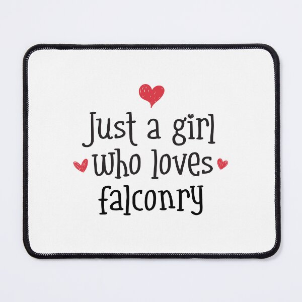 Artikelvorschau, Just A Girl Love Falconry Birds Falconer Prey Glove Flight entworfen und verkauft von w1ckerman.