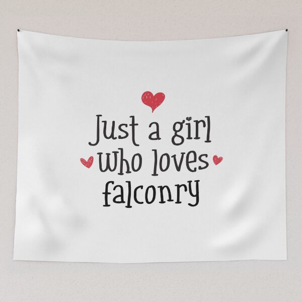 Item preview, Just A Girl Love Falconry Birds Falconer Prey Glove Flight designed and sold by w1ckerman.