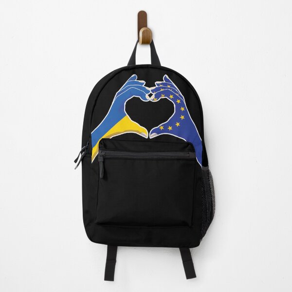 Item preview, European Union EU Europe Ukraine Ukrainian Love Heart Peace designed and sold by FlagX.