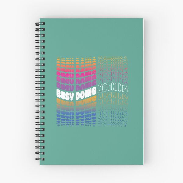 Item preview, Busy Doing Nothing, Busy, Doing, Nothing, sunset colors designed and sold by Cerulean-Shop.