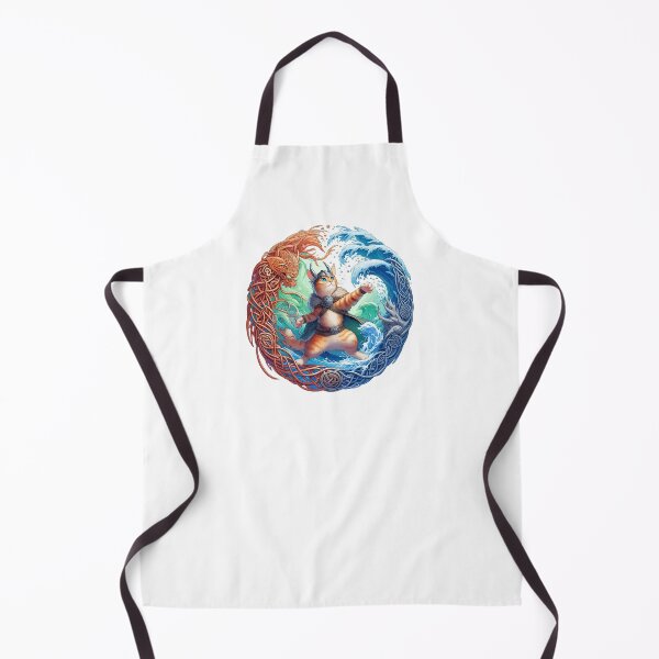 Item preview, Cute Viking Cat Norse Mythology Celtic Knot designed and sold by TomFrontierArt.