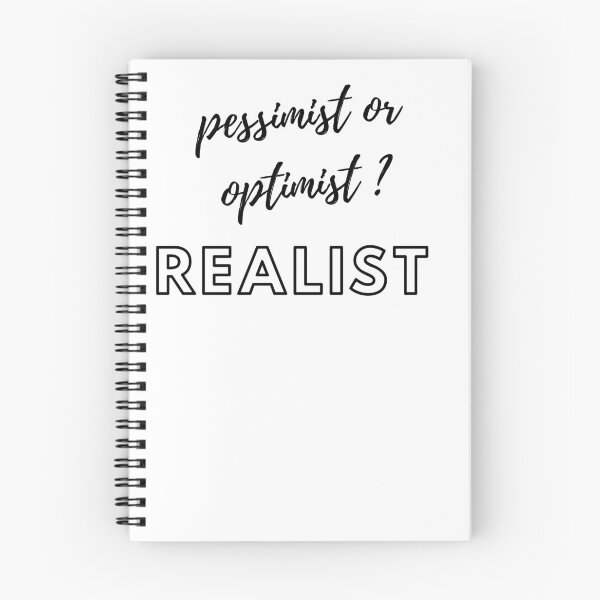 Item preview, pessimist or optimist realist designed and sold by Periush.