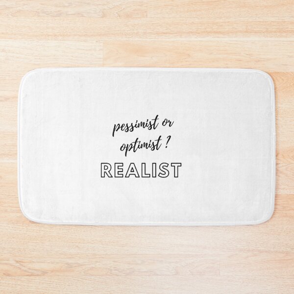 Item preview, pessimist or optimist realist designed and sold by Periush.