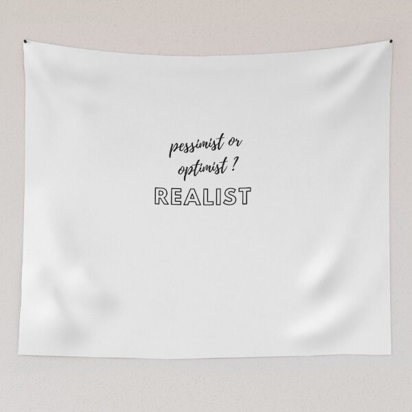 Item preview, pessimist or optimist realist designed and sold by Periush.