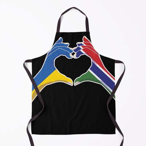 Item preview, Gambia Gambian Ukraine Ukrainian Love Heart Peace designed and sold by FlagX.