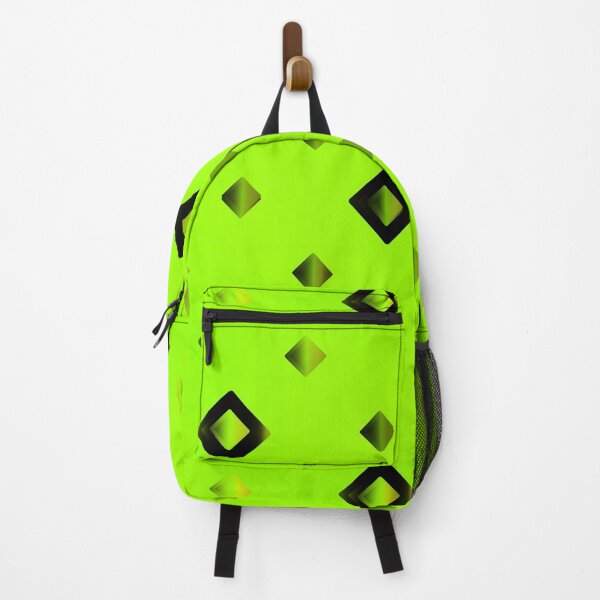 Item preview, Green with Black Triangle Pattern designed and sold by Pattern Hub.