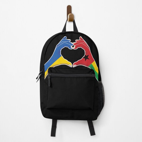 Item preview, Guinea-Bissau Bissau-Guinean Ukraine Ukrainian Love Heart Peace designed and sold by FlagX.