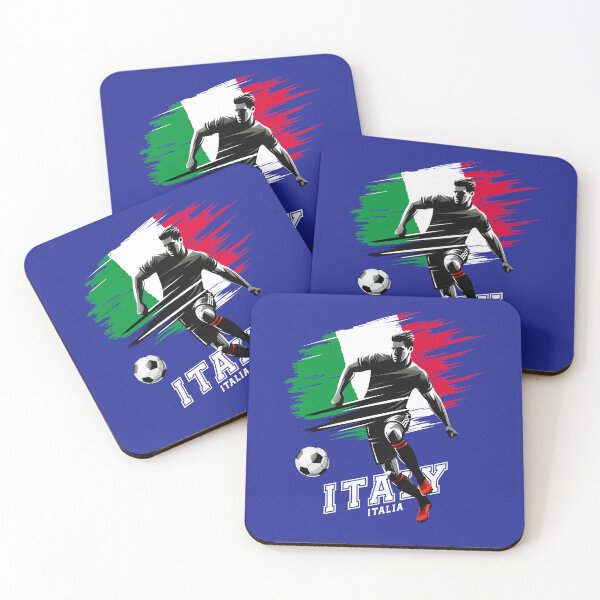 Item preview, Football Soccer Italy Italian Flag Banner Player Grunge designed and sold by Infinitee8hirts.