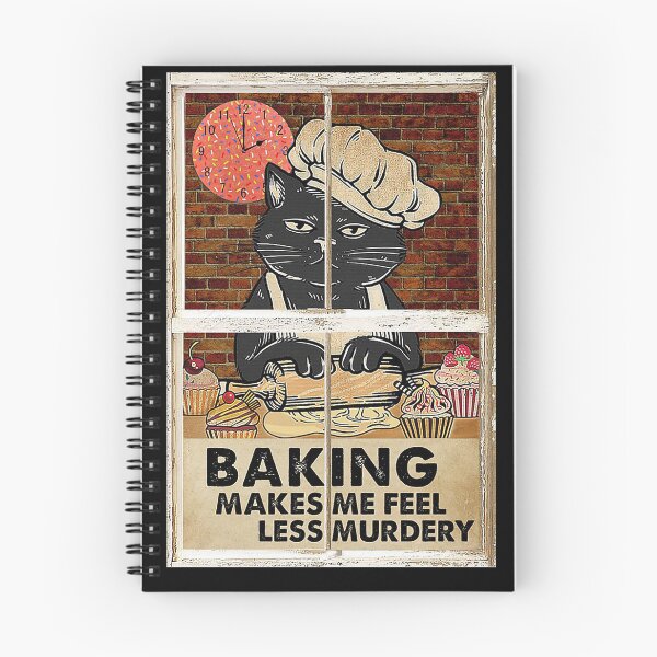 Item preview, Black Cat Baking Makes Me Feel less merdery designed and sold by SameeraDammeyer.