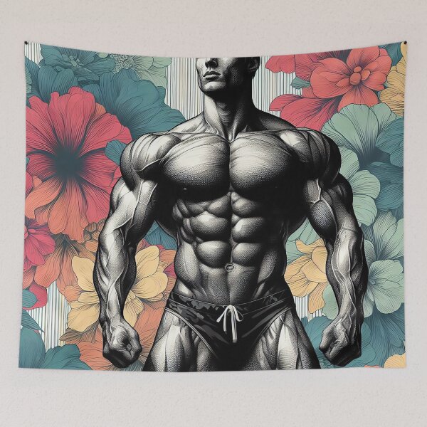 Item preview, Swimming collection: Floral Physique designed and sold by BoyFriendAI.