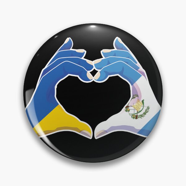Item preview, Guatemala Guatemalan Ukraine Ukrainian Love Heart Peace designed and sold by FlagX.