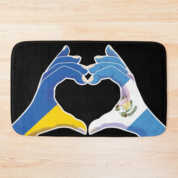 Item preview, Guatemala Guatemalan Ukraine Ukrainian Love Heart Peace designed and sold by FlagX.