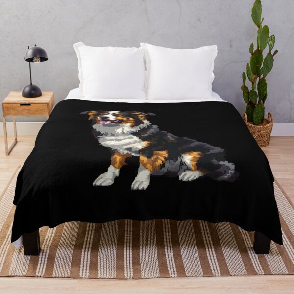 Item preview, Pixel Art Australian Shepherd De 16 Bits designed and sold by CUTEDOGGIEZ.