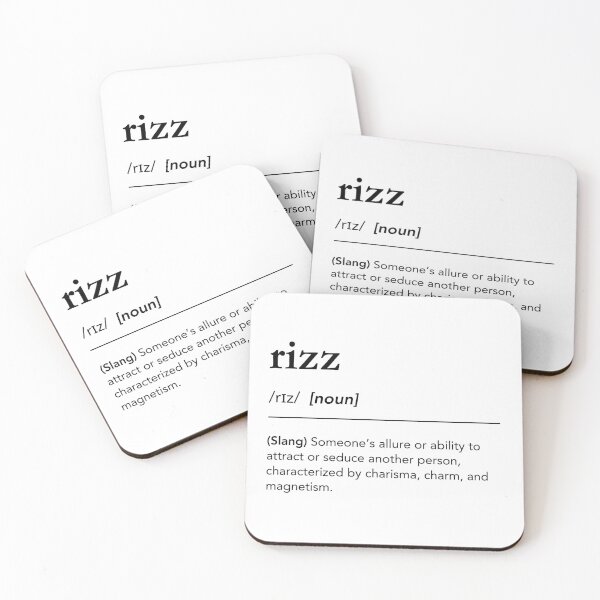 Item preview, Rizz definition, rizz, word of the year 2023, charisma, words gen z uses designed and sold by lagunaklein.
