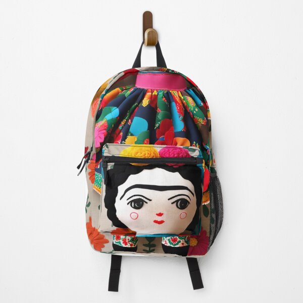 Item preview, Frida Kahlo rag doll designed and sold by Joanne Walsh.