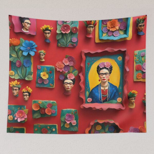 Item preview, Frida Kahlo tribute wall designed and sold by Joanne Walsh.